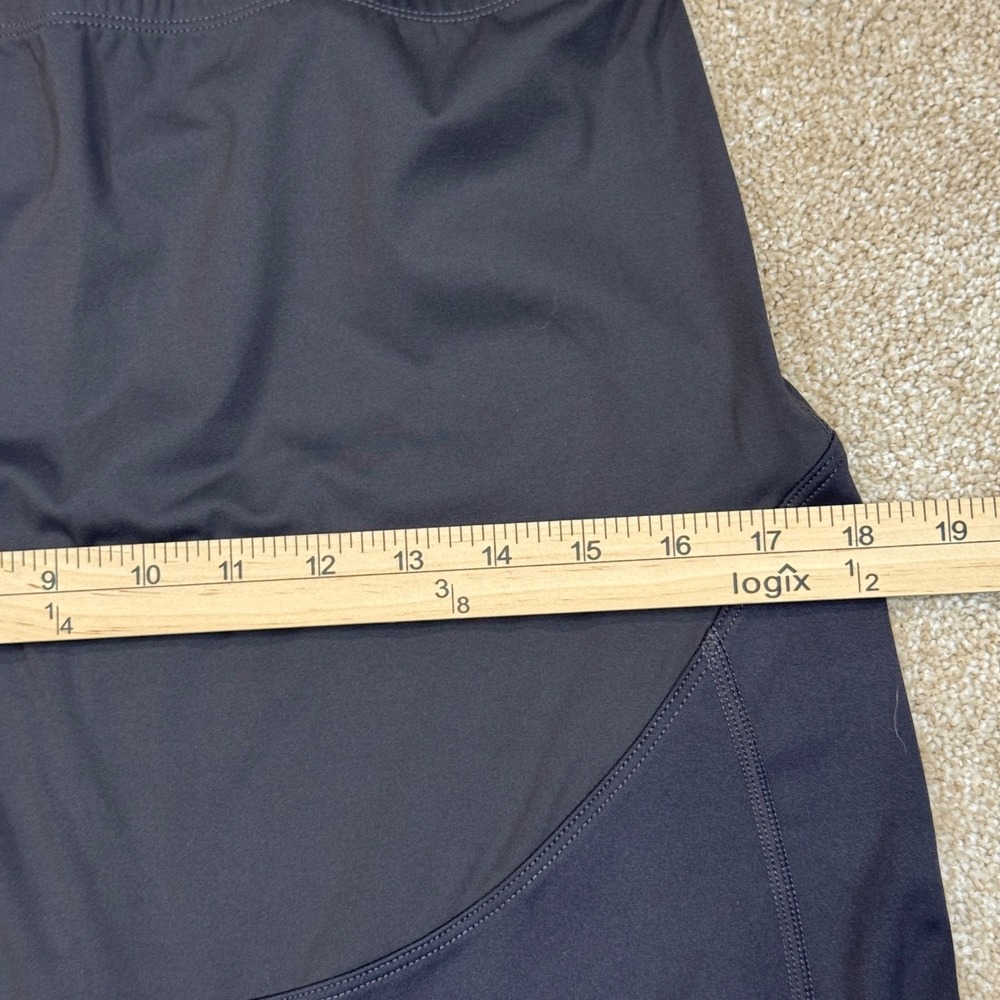 Poshdivah Maternity Leggings Over the Belly Side Pockets Black XXL NEW - Picture 5 of 9